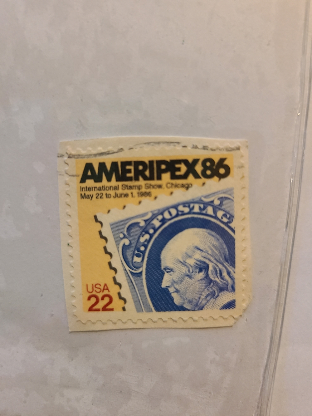USPS Ameripex '86 International Stamp Show Souvenir Sheet